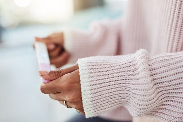 Image of a pregnancy test